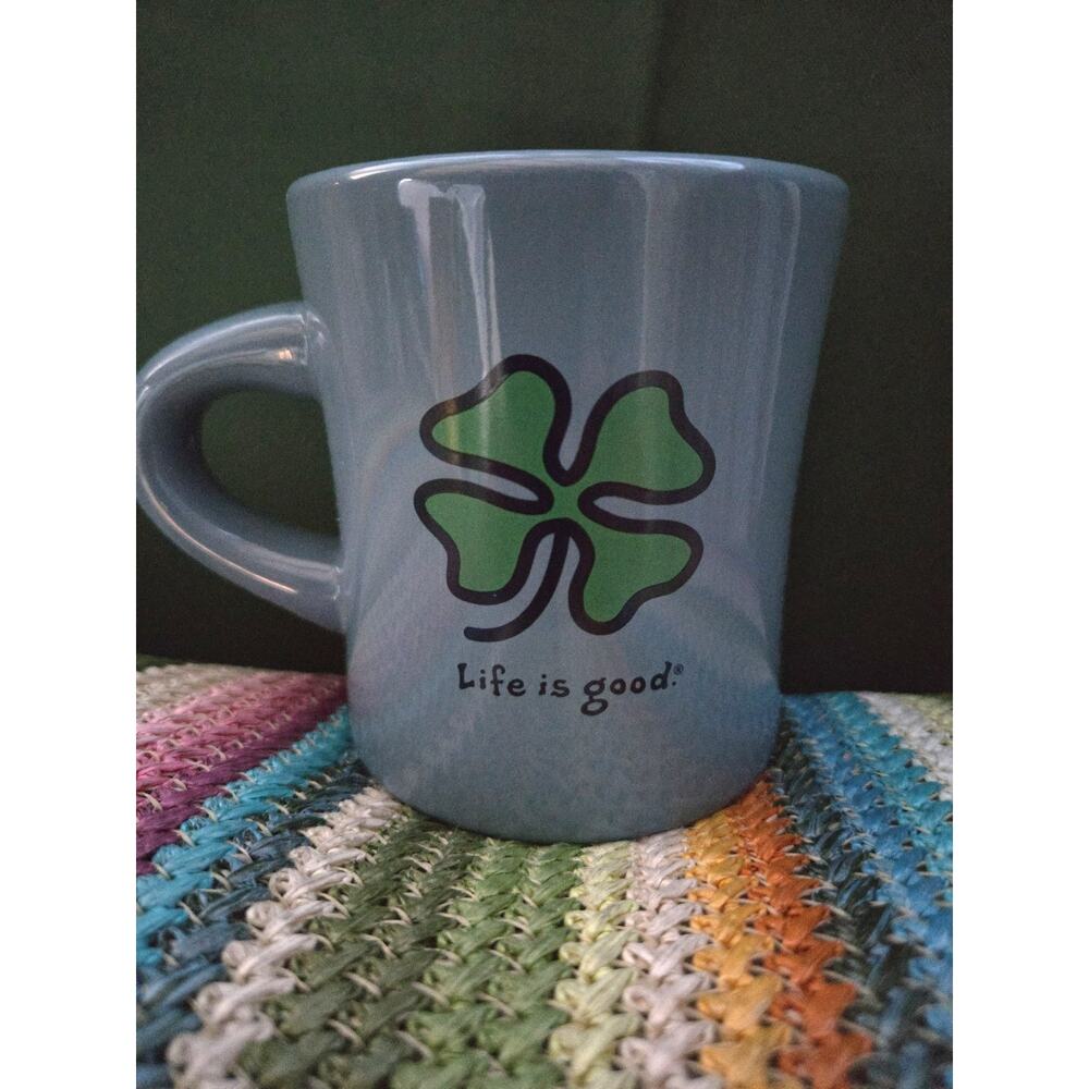 Life Is Good Shamrock Mug St. Patrick’s Day